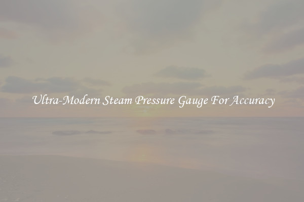 Ultra-Modern Steam Pressure Gauge For Accuracy