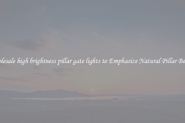 Wholesale high brightness pillar gate lights to Emphasize Natural Pillar Beauty