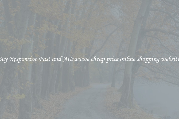 Buy Responsive Fast and Attractive cheap price online shopping websites