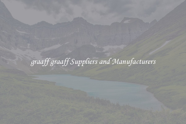graaff graaff Suppliers and Manufacturers