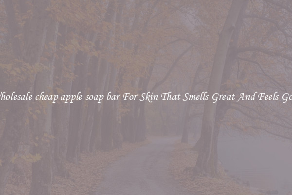 Wholesale cheap apple soap bar For Skin That Smells Great And Feels Good