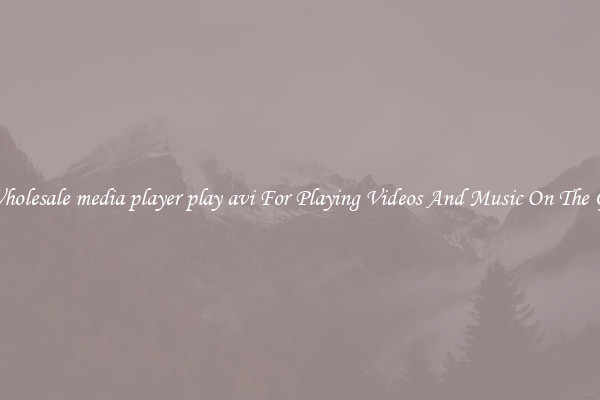 Wholesale media player play avi For Playing Videos And Music On The Go