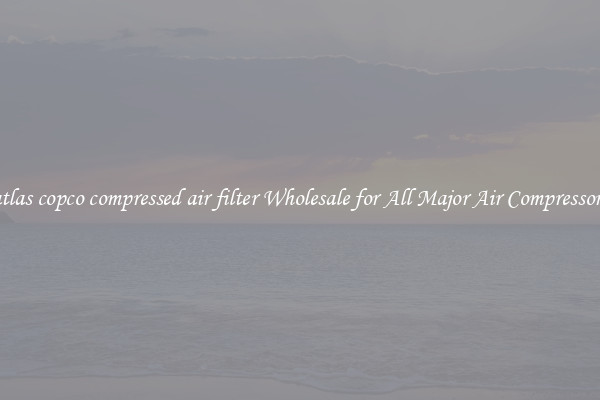 atlas copco compressed air filter Wholesale for All Major Air Compressors