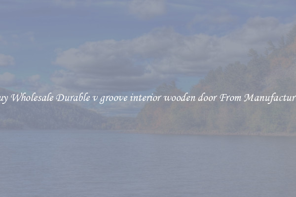 Buy Wholesale Durable v groove interior wooden door From Manufacturers
