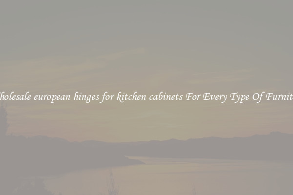 Wholesale european hinges for kitchen cabinets For Every Type Of Furniture